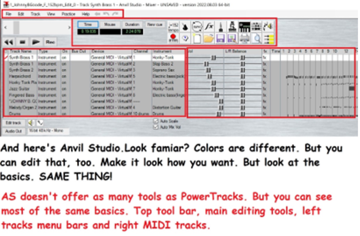 anvil studio main view